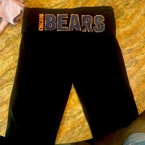 Pink Chicago Bears leggings 7/8 length